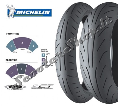 Michelin Power Pure R14 120/80 Priekinė