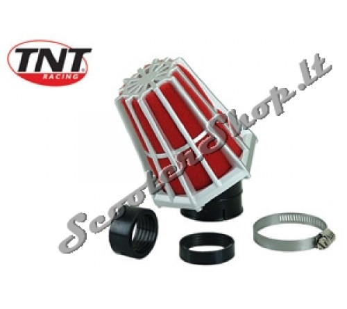 TNT sportinis oro filtras pilkas/raudonas 45"