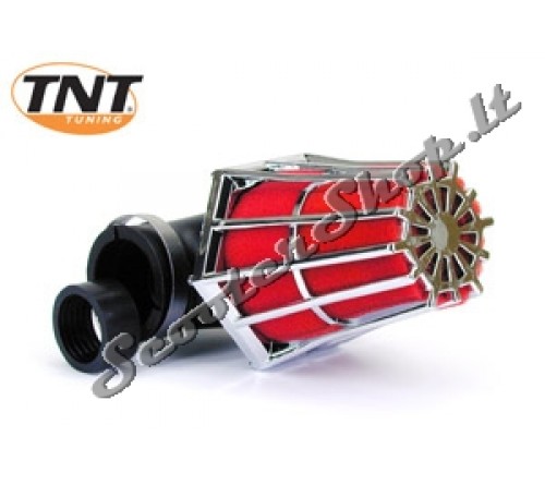TNT sportinis oro filtras raudona/chrom 90"
