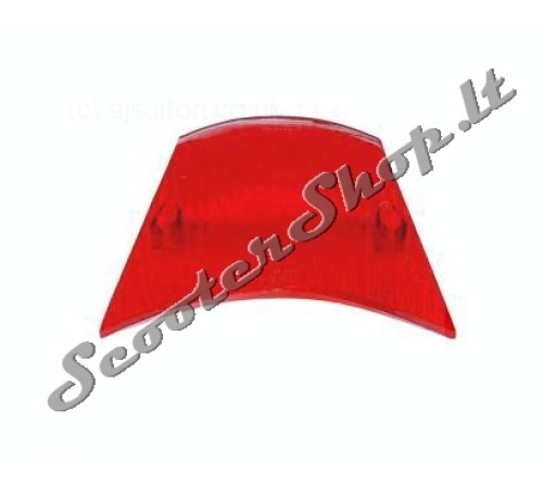 Zip galinis stiklas Raudonas